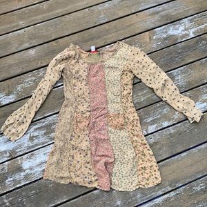 Earthy floral Sacred Threads dress size Large